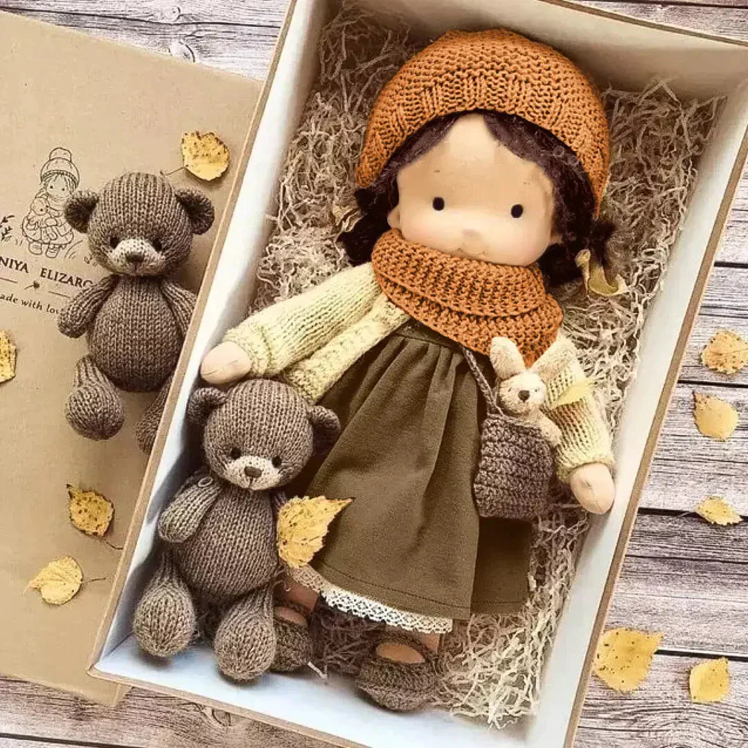 Sweet and comfortable Cuddly doll with realistic features