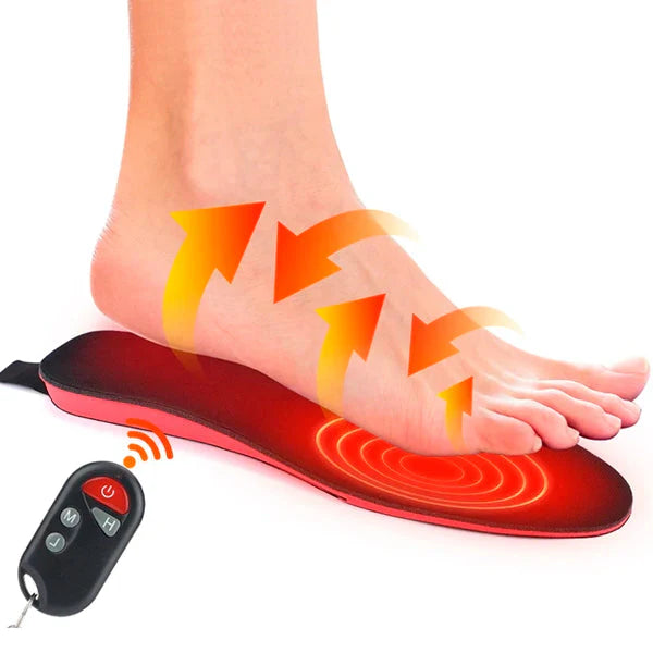 Wireless Heated Shoe Insoles Rechargeable Foot Warmers