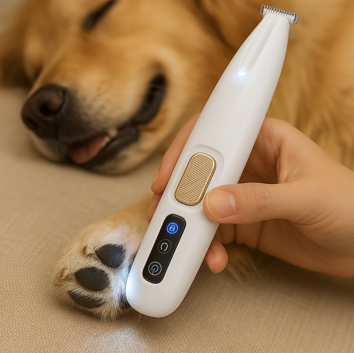 Poottrimmer Veilige & Fluisterstille Honden Tondeuse Voor Perfect Getrimde Pootjes