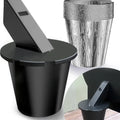 Upgraded Enclosed Grease Bucket with Lid & Disposable Foil Liner for Pellet Grills