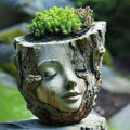Beautiful Woman Flower Pot