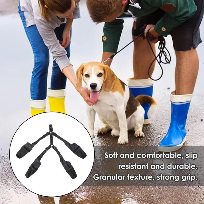 Highendlights Adjustable Dog Boots Anti Dirty Skin Friendly Paw Protectors