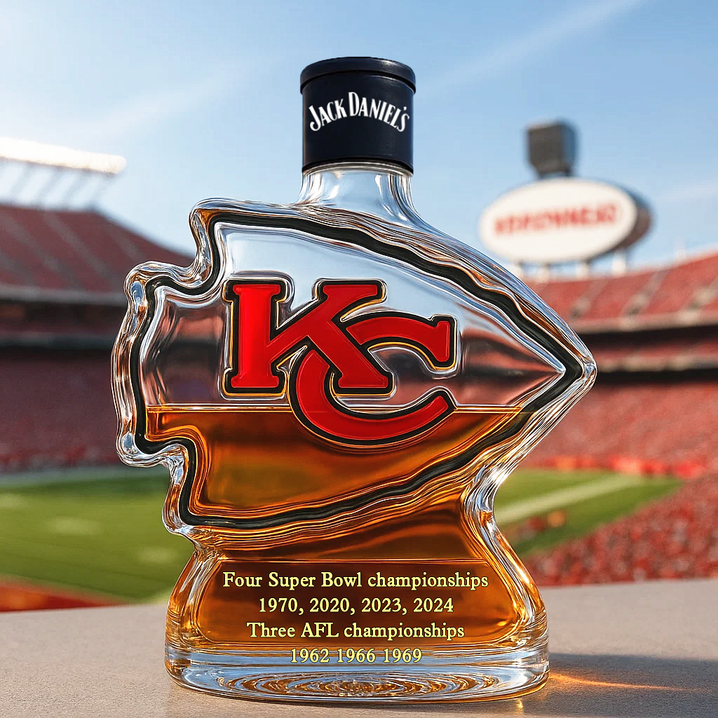 Kansas City Chiefs Honor Whiskey Bottle