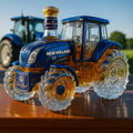 Classic New Holland T7 Series Tractor Whiskey Bottle