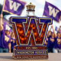 UW Washington Huskies Whiskey Bottle