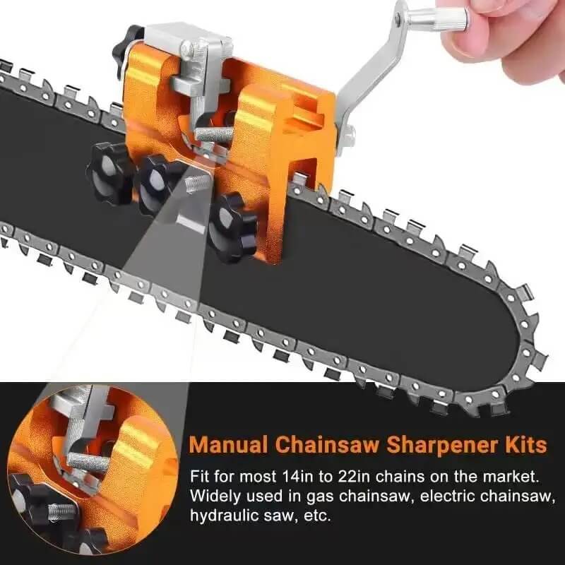 Precision Chainsaw Sharpening Jig Set – Adjustable Filing Guide Tool