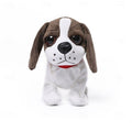 Interactive Electronic Plush Puppy Toy with Sound Control