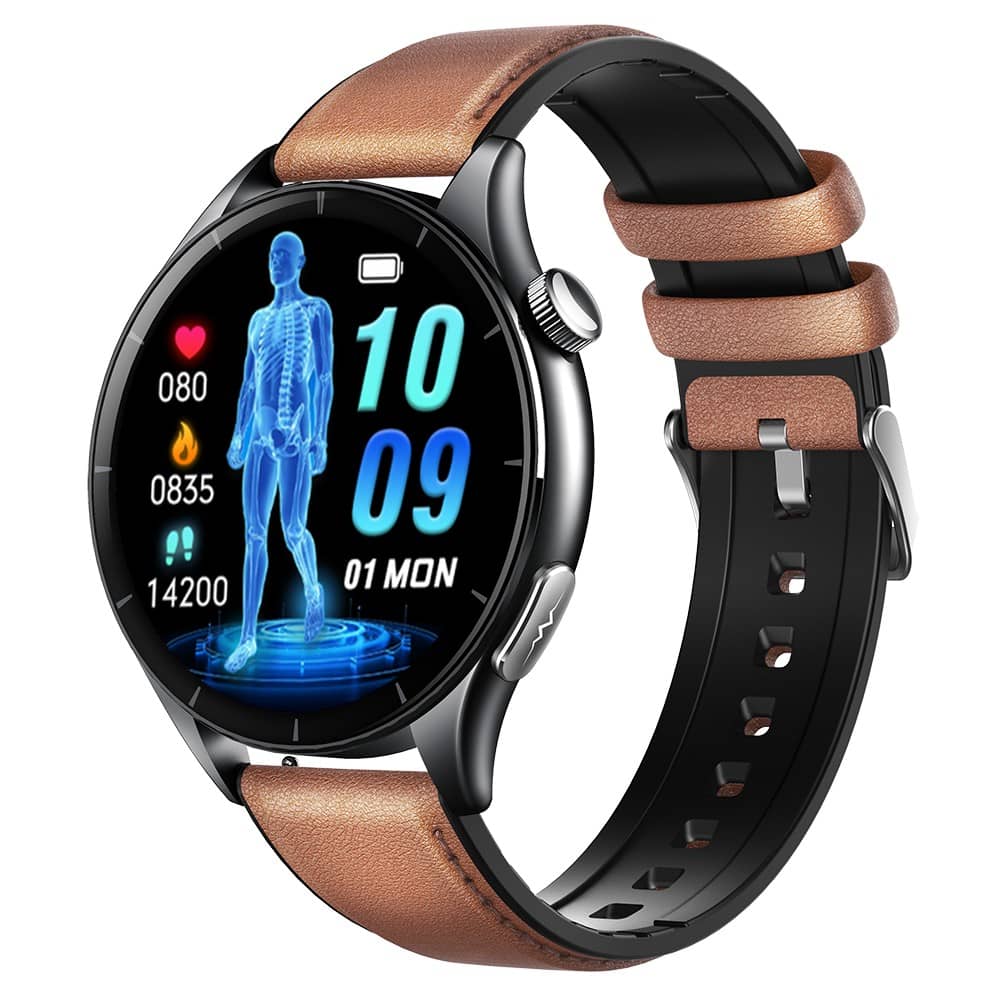 Ultra-thin ECG Heart Rate Blood Pressure Suga Pro Monitoring Health Smart Watch