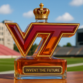 Virginia Tech Hokies Whiskey Bottle