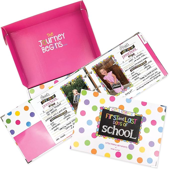 School Year Memory Book — From Preschool to College