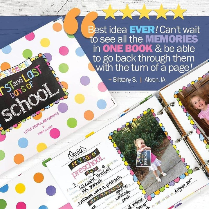 School Year Memory Book — From Preschool to College