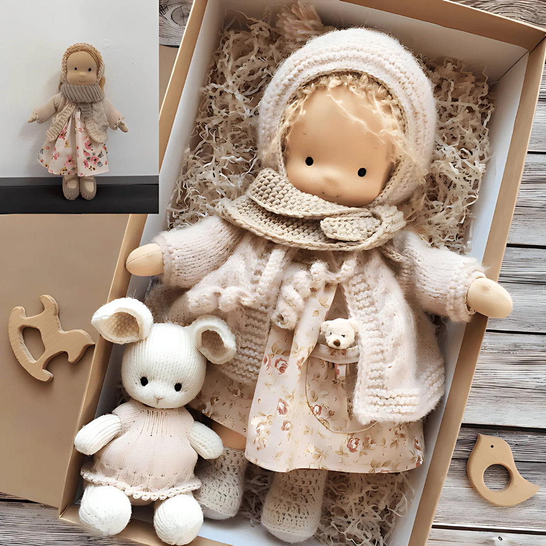 Doll Handmade Soft Plush Waldorf Toy
