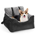 Dog Car Seat for Small Dogs with Storage Pockets and Adjustable Clip-On Leash Dog Booster Seats Bed