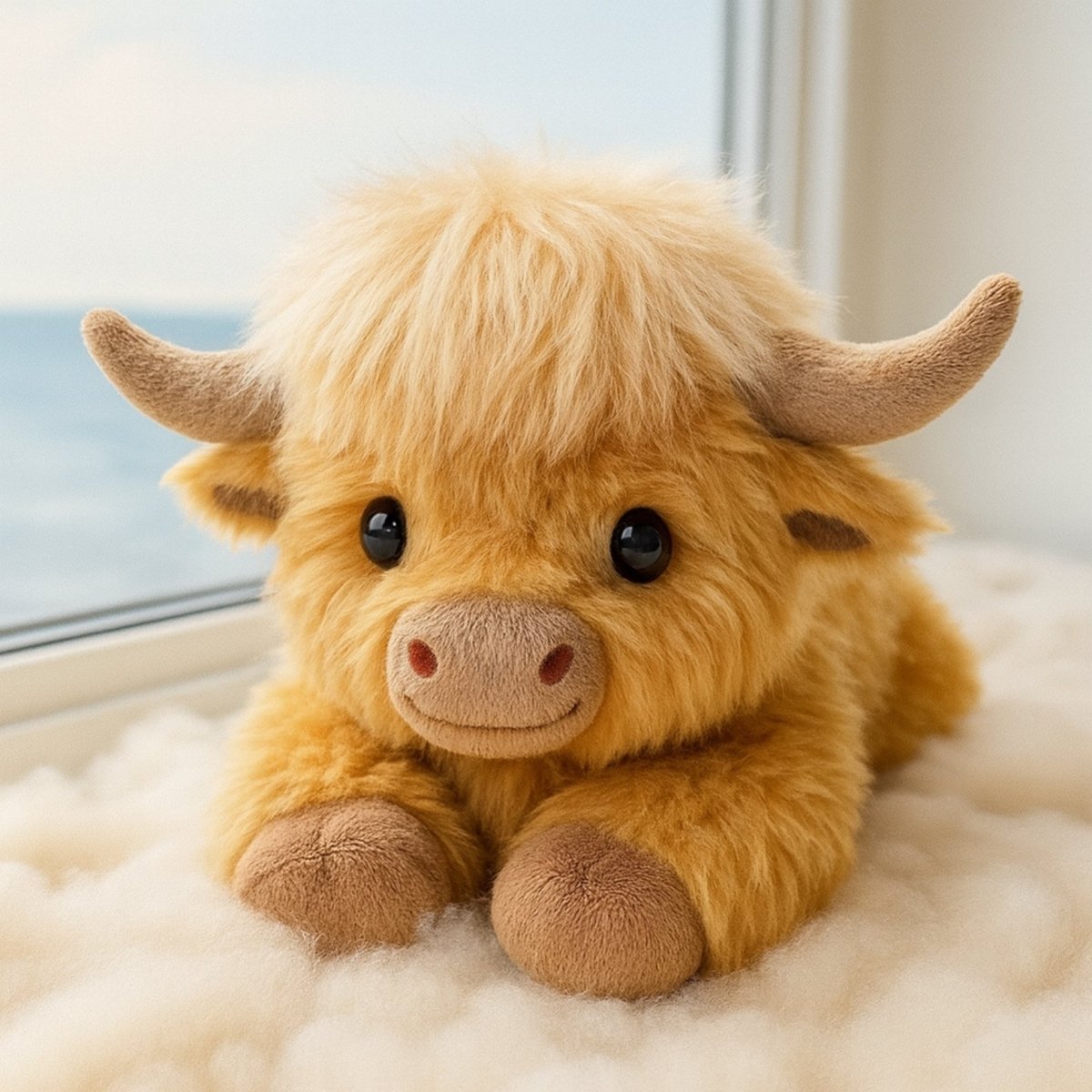 Weighted Baby Highland Cow Plush | Anxiety Relief & Sleep Aid Stuffed Animal