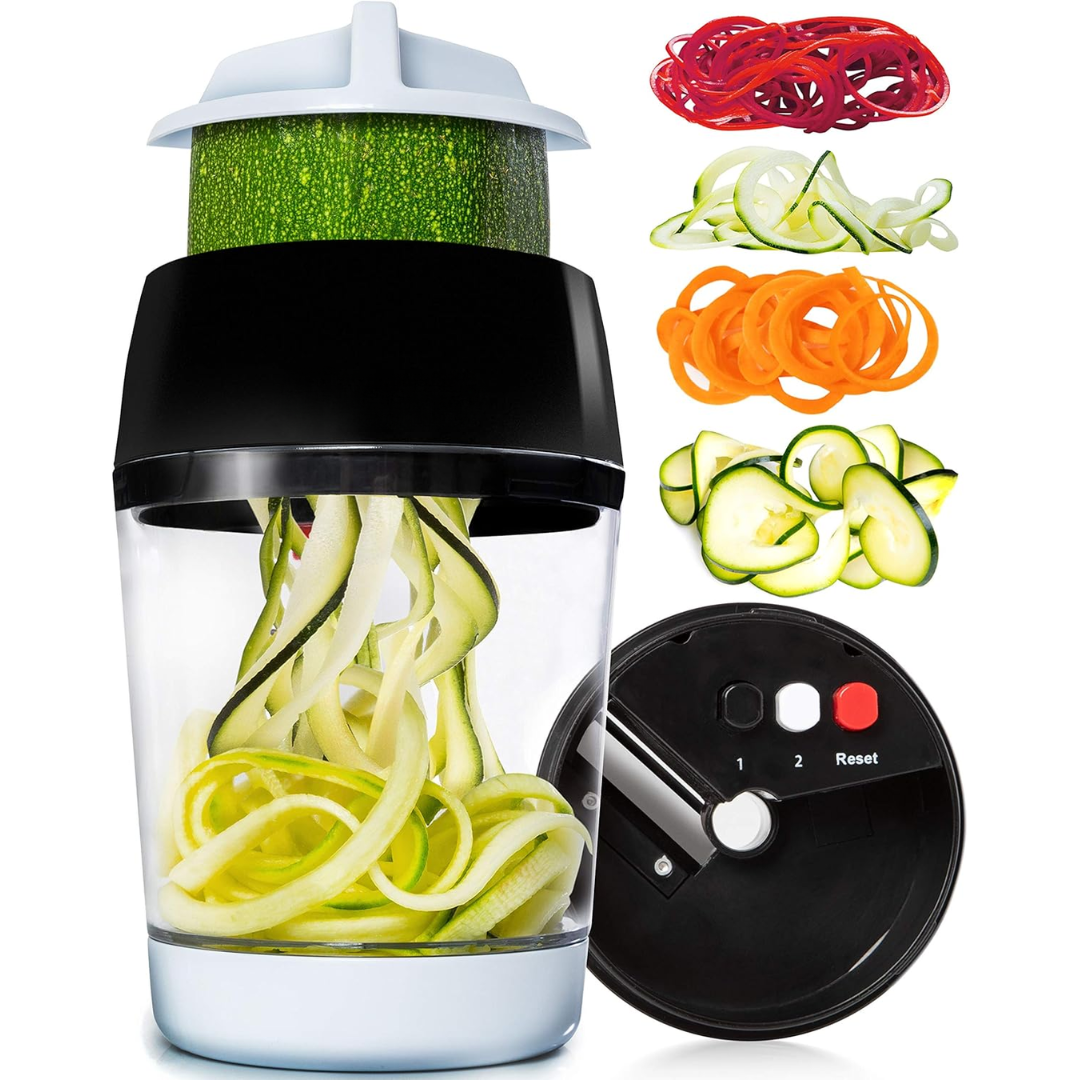 Multifunctional Vegetable Spiral Slicer with Stainless Steel Blade