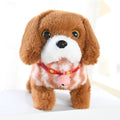 Interactive Robotic Puppy Plush Toy with Walking Action