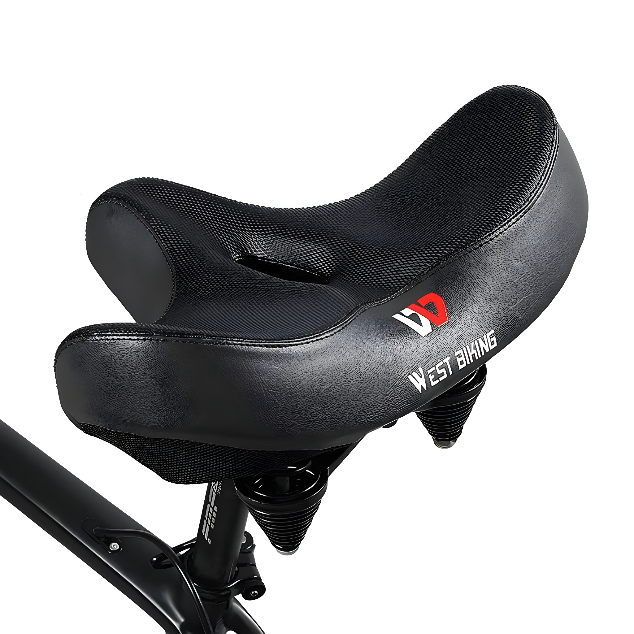 Ergonomic Comfort Bike Seat – Wide Shock-Absorbing Saddle for Mountain & Road Bikes